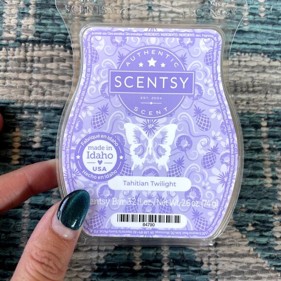 Ceramic Electric Wax Melt Warmer‎ with New Scentsy Tahitian Twilight Wax Bar - Picture 11 of 13